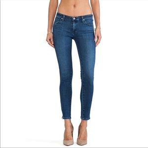 NWT AG Ankle Zip Up Skinny Jeans